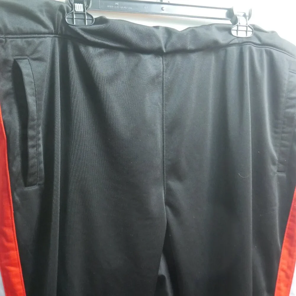 Foundry Black Tracksuit Set Red White Stripe Hoodie Joggers 2XL Young Men's - Picture 5 of 14